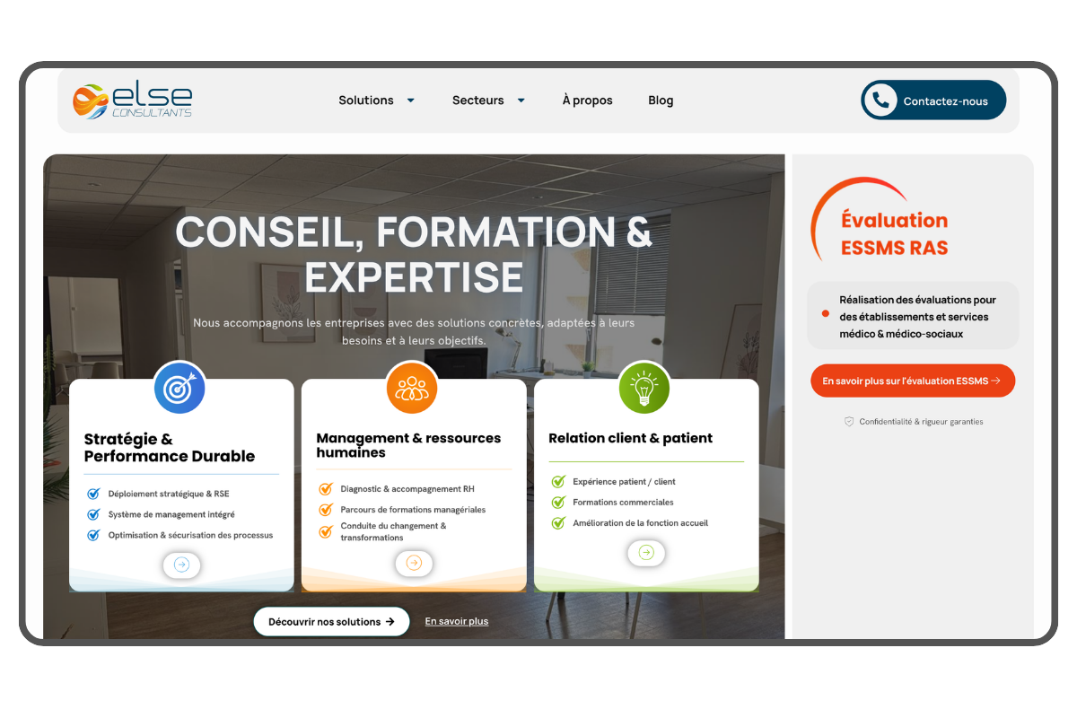 Site web Else Consultants