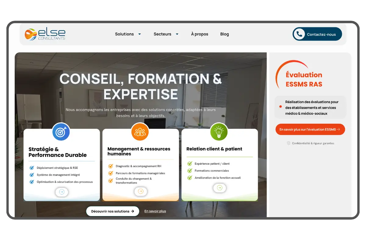 Site web Else Consultants